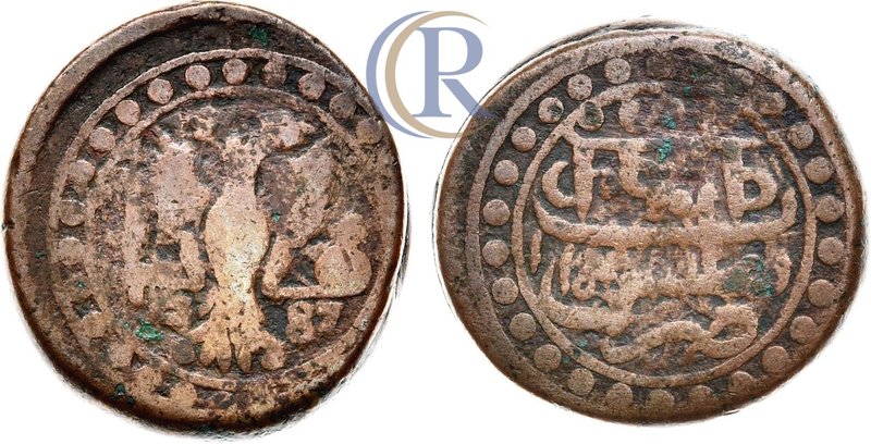 Бисти 1787 года. Russia. bisti 1787 Медь. 16,37г. Для Грузии. Тифлисский монетны...