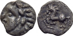 CENTRAL EUROPE. Vindelici. Quinarius (1st century BC). Type "Manching".