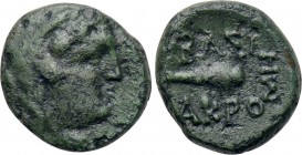KINGS OF SKYTHIA. Akrosas (Circa 150-100 BC). Ae. Me-, magistrate.