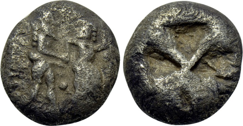 THRACO-MACEDONIAN REGION. Siris. Stater (Circa 525-480 BC). 

Obv: Ithyphallic...