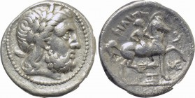 KINGS OF MACEDON. Philip II (359-336). Tetradrachm. Amphipolis.