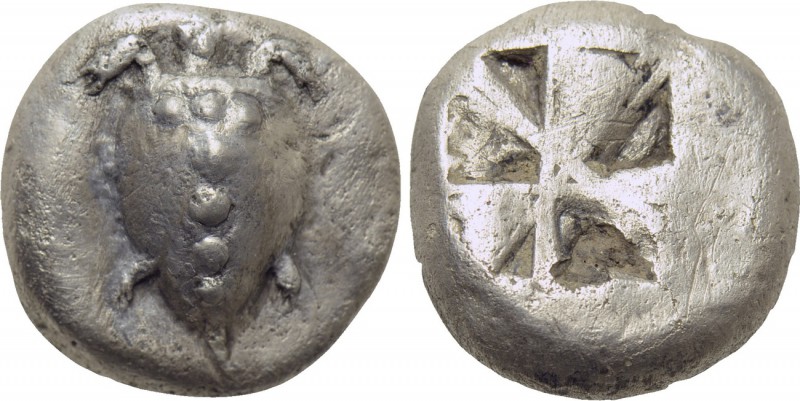 ATTICA. Aegina. Stater (Circa 525-480 BC). 

Obv: Sea tortoise.
Rev: Incuse s...