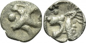 ASIA MINOR. Uncertain, possibly Kyzikos. Tetartemorion (Circa 5th century BC).