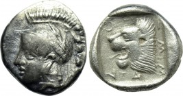 TROAS. Assos. Triobol (Circa 450-400 BC).