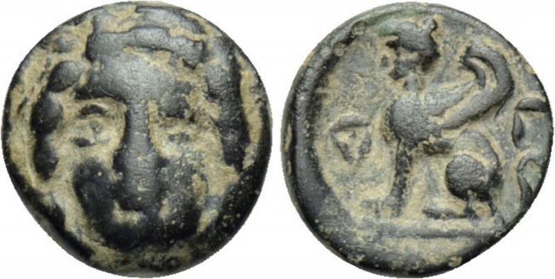 TROAS. Gergis. Ae (Circa 400-241 BC). 

Obv: Head of Sibyl Herophile facing.
...