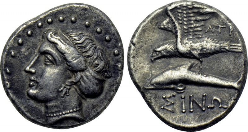 PAPHLAGONIA. Sinope. Drachm (Circa 330-300 BC). Agreos, magistrate. 

Obv: Hea...