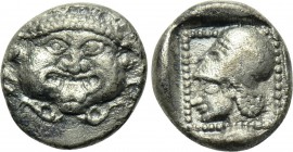 LESBOS. Methymna. Diobol (Circa 500-480/60 BC).