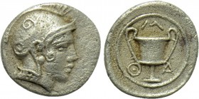 LESBOS. Methymna. Obol (Circa 450/40-406/379 BC).