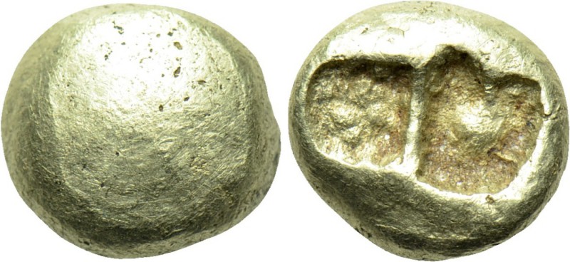 IONIA. Uncertain. EL Hekte (Circa 625-600 BC). 

Obv: Plain globular surfaces....