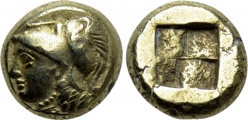 IONIA. Phokaia. EL Hekte (Circa 387-326 BC). 

Obv: Head of Athena left, weari...