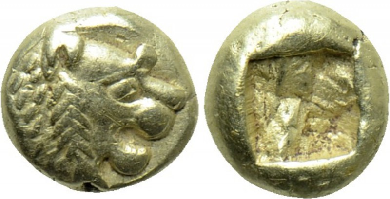 KINGS OF LYDIA. Time of Alyattes to Kroisos (Circa 610-546 BC). EL Hemihekte. Sa...