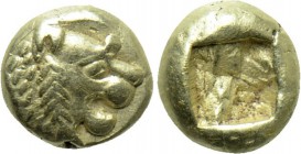 KINGS OF LYDIA. Time of Alyattes to Kroisos (Circa 610-546 BC). EL Hemihekte. Sardes.