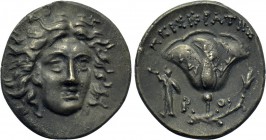 CARIA. Rhodes. Drachm (Circa 205-190 BC). Peisikrates, magistrate.