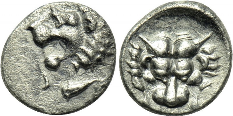 SATRAPS OF CARIA. Hekatomnos (Circa 392/1-377/6 BC). Hemiobol. 

Obv: Head of ...