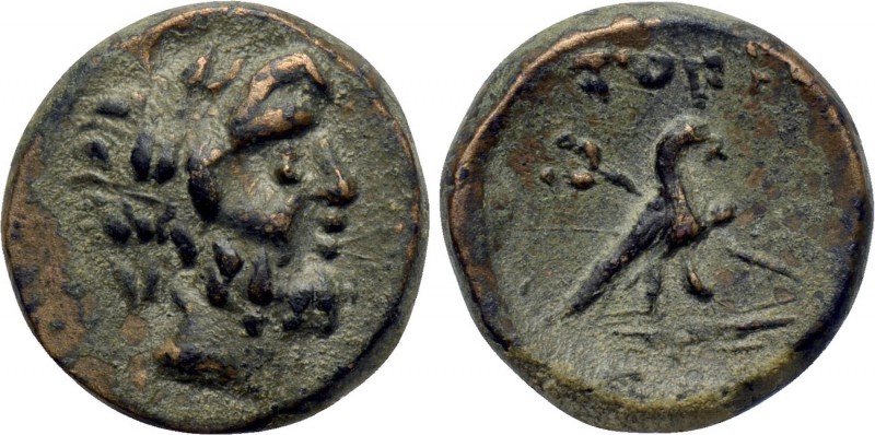 PHRYGIA. Amorion. Ae (2nd-1st centuries BC). 

Obv: Laureate head of Zeus righ...