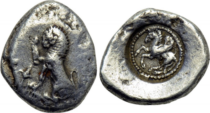 DYNASTS OF LYCIA. Uncertain Dynast (Circa 490/80-440/30 BC). 1/3 Stater. 

Obv...