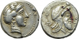 CILICIA. Soloi. Tiribazos (Satrap of Lydia, 388-380 BC). FourrÃ©e Stater.