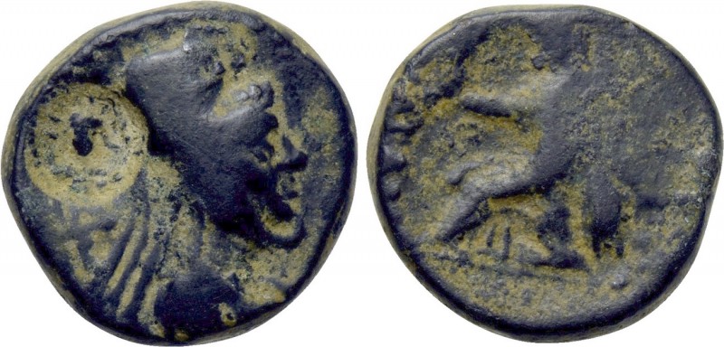 KINGS OF CAPPADOCIA. Ariarathes VI Epiphanes (Circa 130-116 BC). Ae. Eusebeia un...