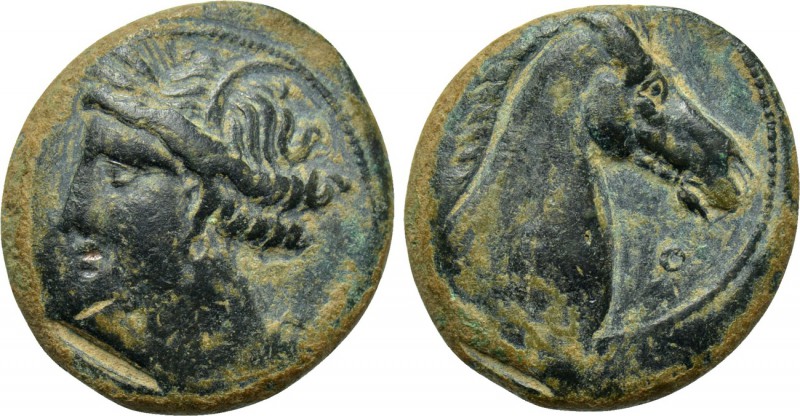 CARTHAGE. Shekel (Circa 300-264 BC). Mint on Sardinia. 

Obv: Wreathed head of...