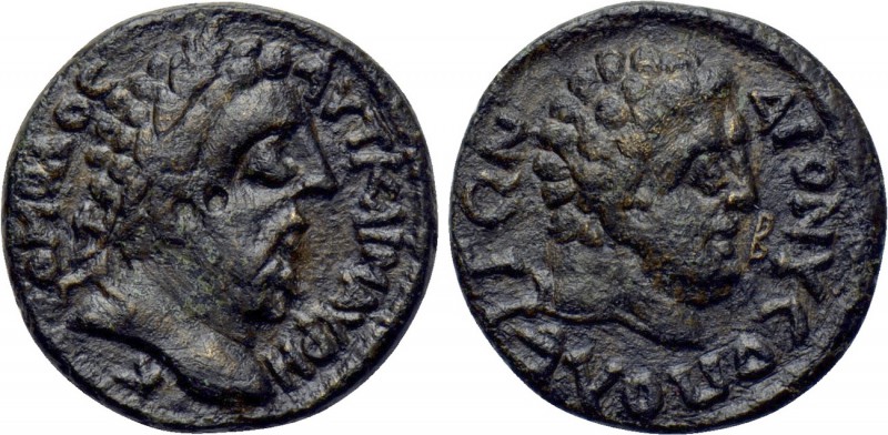 MOESIA INFERIOR. Dionysopolis. Commodus (177-192). Ae. 

Obv: ΑVΤ ΚΑΙ Μ ΑVΡΗ Κ...