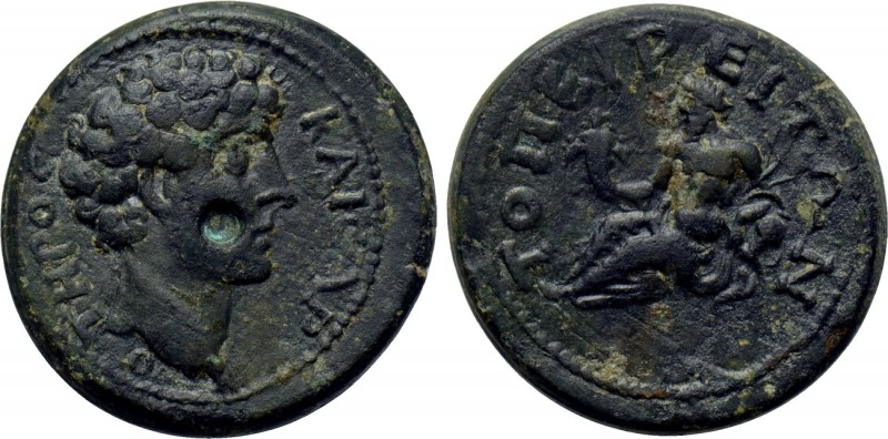 THRACE. Topirus. Marcus Aurelius (Caesar, 139-161). Ae. 

Obv: ΟVΗΡΟС ΚΑΙСΑΡ. ...