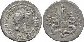 IONIA. Ephesus. Mark Antony with Octavia. Cistophor (Circa 39 BC).