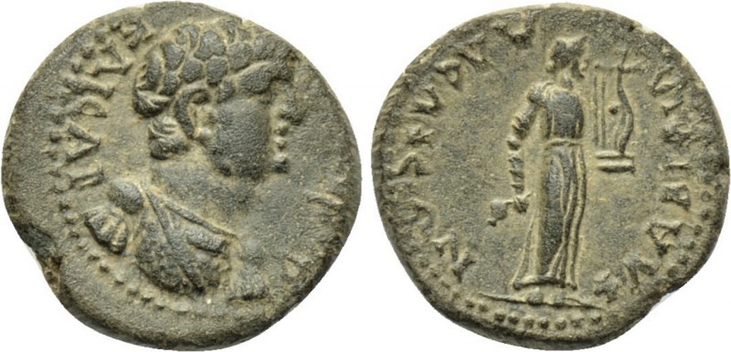 LYDIA. Philadelphia. Domitian (Caesar, 69-81). Ae. 

Obv: ΔOMITIAN KAICAP. 
B...