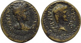 LYDIA. Sardis. Germanicus with Drusus (Caesar, 4 BC-19 AD). Ae.
