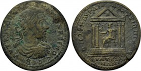 LYDIA. Thyatira. Macrinus (217-218). Ae Medallion. M. Aur. Diadochos, hippikos und strategos.