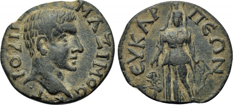 PHRYGIA. Eucarpea. Maximus (Caesar, 235/6-238). Ae. 

Obv: Γ I OVH MAZIMOC K. ...