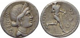 L. PLAETORIUS L.F. CESTIANUS. Denarius (71 BC). Rome.