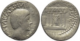 OCTAVIAN (36 BC). Denarius. Uncertain mint in southern or central Italy.