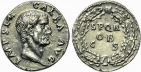 GALBA (68-69). Denarius. Rome.