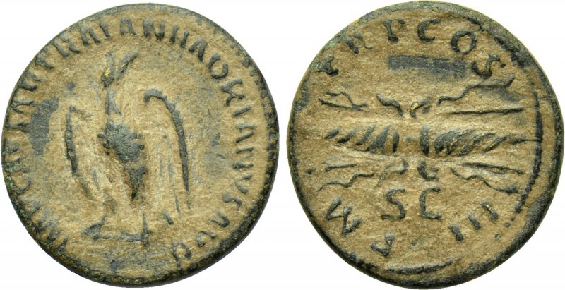 HADRIAN (117-138). Semis. Rome. 

Obv: IMP CAESAR TRAIAN HADRIANVS AVG. 
Eagl...