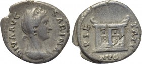 DIVA SABINA (Died 136/7). Denarius. Rome.