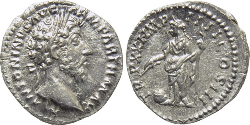 MARCUS AURELIUS (161-169). Denarius. Rome. 

Obv: M ANTONINVS AVG ARM PARTH MA...