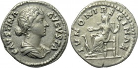 FAUSTINA II (Augusta, 147-175). Denarius. Rome.