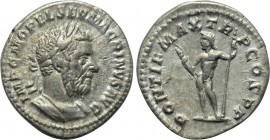 MACRINUS (217-218). Denarius. Rome.