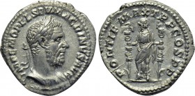 MACRINUS (217-218). Denarius. Rome.