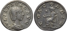 JULIA PAULA (Augusta, 219-220). Denarius. Rome.