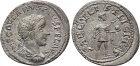 GORDIAN III (238-244). Denarius. Contemporary imitation of Antioch.