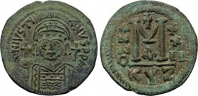 JUSTINIAN I (527-565). Follis. Cyzicus. Dated RY 22 (548/9).