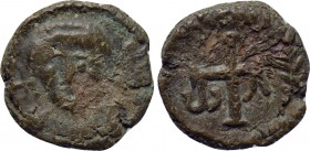 JUSTINIAN I (527-565). Nummus. Carthage.