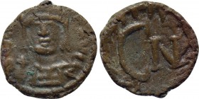 JUSTIN II (565-578). 2 1/2 Nummi. Rome.