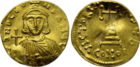 LEO III THE "ISAURIAN". (717-741). GOLD Solidus. Constantinople.