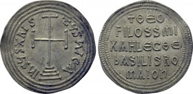 THEOPHILUS with MICHAEL III (829-842). Miliaresion. Constantinople.