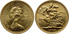 GREAT BRITAIN. Elizabeth II (Since 1952). GOLD Sovereign (1974). London.