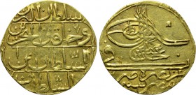 OTTOMAN EMPIRE. Selim III (AH 1203-1222 / AD 1789-1807). GOLD Zeri Mahbub. Misr (Cairo). Dated 1203//1 (AD 1789).