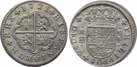 SPAIN. Philip V (First reign, 1700-1721). 2 Reales (1721-F). Segovia.