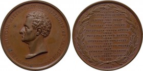 AUSTRIA. Anton Ferdinand Count Mittrowsky von Mittrowitz und Nemyšl (1745-1809). Medal (1841). Commemorating his death. By J. Schön.